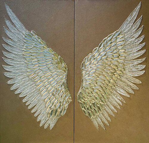 ANGEL WINGS by LIUDMILA ABRAMOVA, Painting for Sale on Select