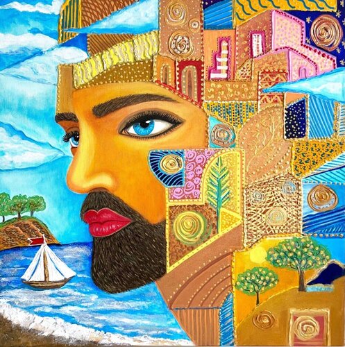 Assembled from Light by LIUDMILA ABRAMOVA, Painting for Sale on Select