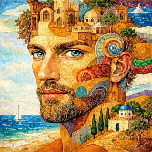 Stories Within Us by LIUDMILA ABRAMOVA, Painting for Sale on Select