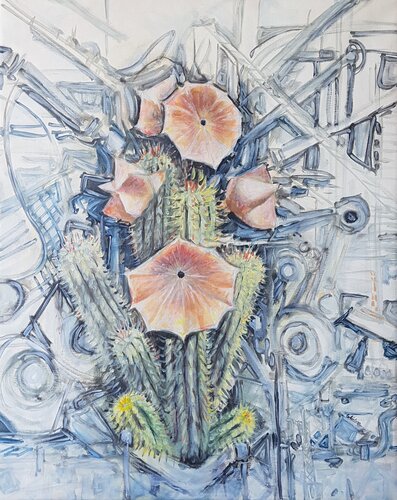 Hoodias, eden project by CATALINA CORTES, Painting for Sale on Select