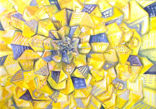 Ciudad en expansión by CATALINA CORTES, Painting for Sale on Select
