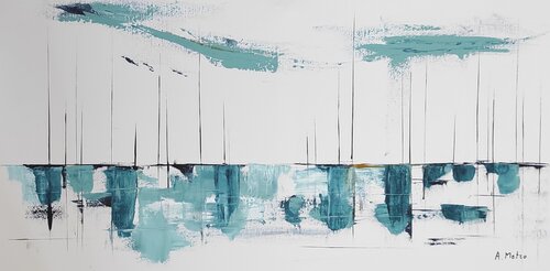 La marina by Adeline METRO, Painting for Sale on Select