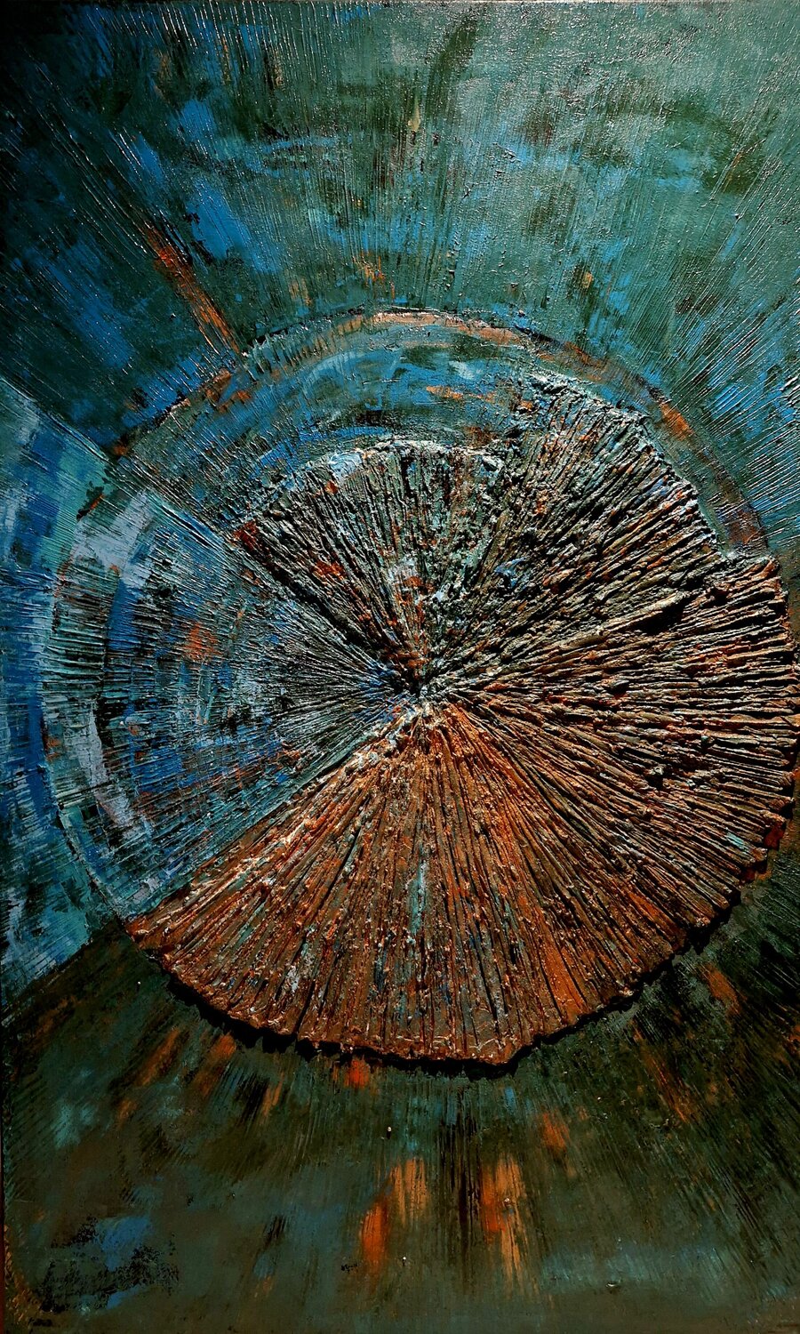 explosion of life Elisabeth Verwaest Original painting for sale