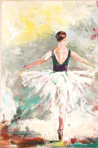 Pastel Grace by Sherin Qadir, Painting for Sale on Select