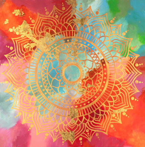 Golden Radiance by Sherin Qadir, Painting for Sale on Select