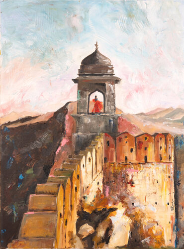 Silent Echoes by Sherin Qadir, Painting for Sale on Select