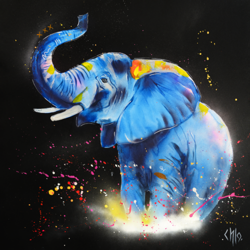 Ele by CHLO COLOR ART, Painting for Sale on Select