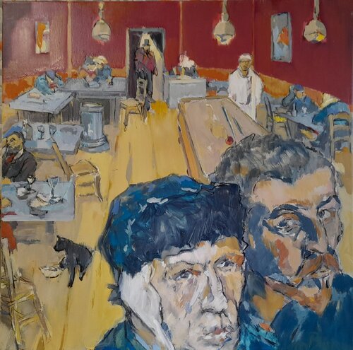 "Waiting for Gauguin" von Lynn Bushell, Malerei kaufen auf Select