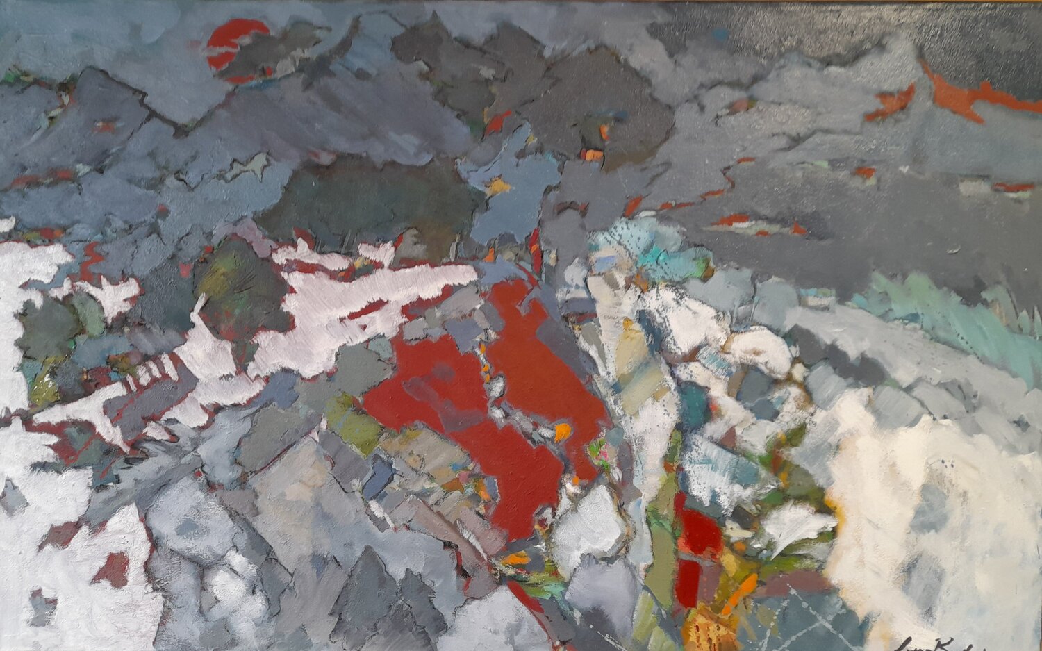 Blood Moon Lynn Bushell Original painting for sale