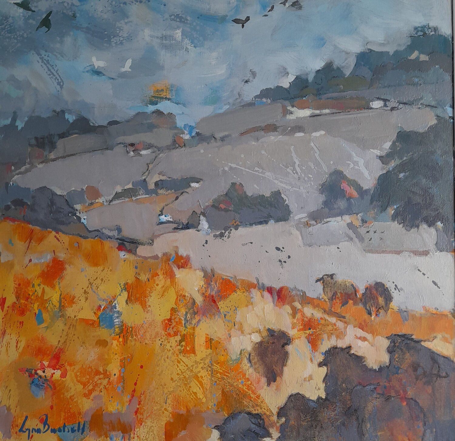 "Going Home" Lynn Bushell Original painting for sale