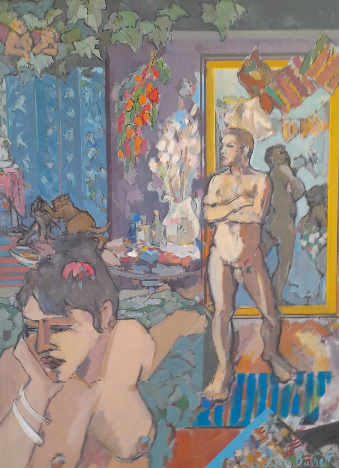 "No True Reflection" Lynn Bushell Original painting for sale
