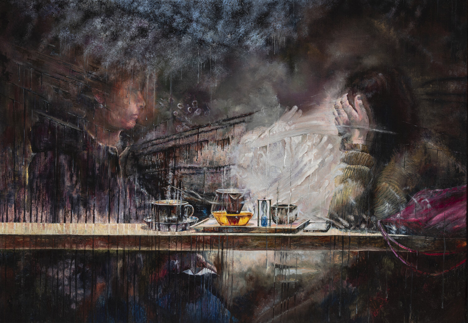 WINDOW IN TIME Janice Lightowler Original painting for sale