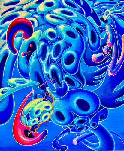 Mr. Bobber by Yumi Asaba, Painting for Sale on Select