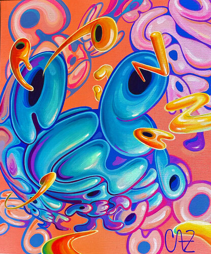 Mr. Alphapet無我夢虫（Muga-Muchu） by Yumi Asaba, Painting for Sale on Select