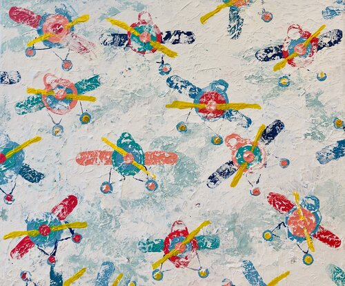 Aviation  DayDreamer by Susan Reiss, Painting for Sale on Select