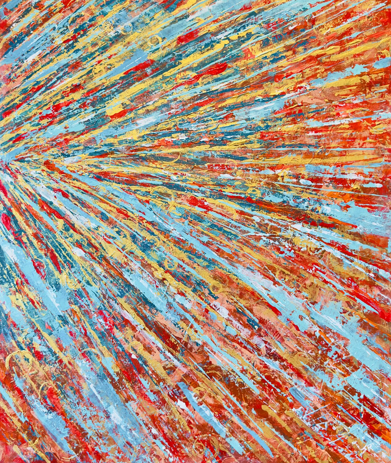 Chromatic Ascension Susan Reiss Original painting for sale