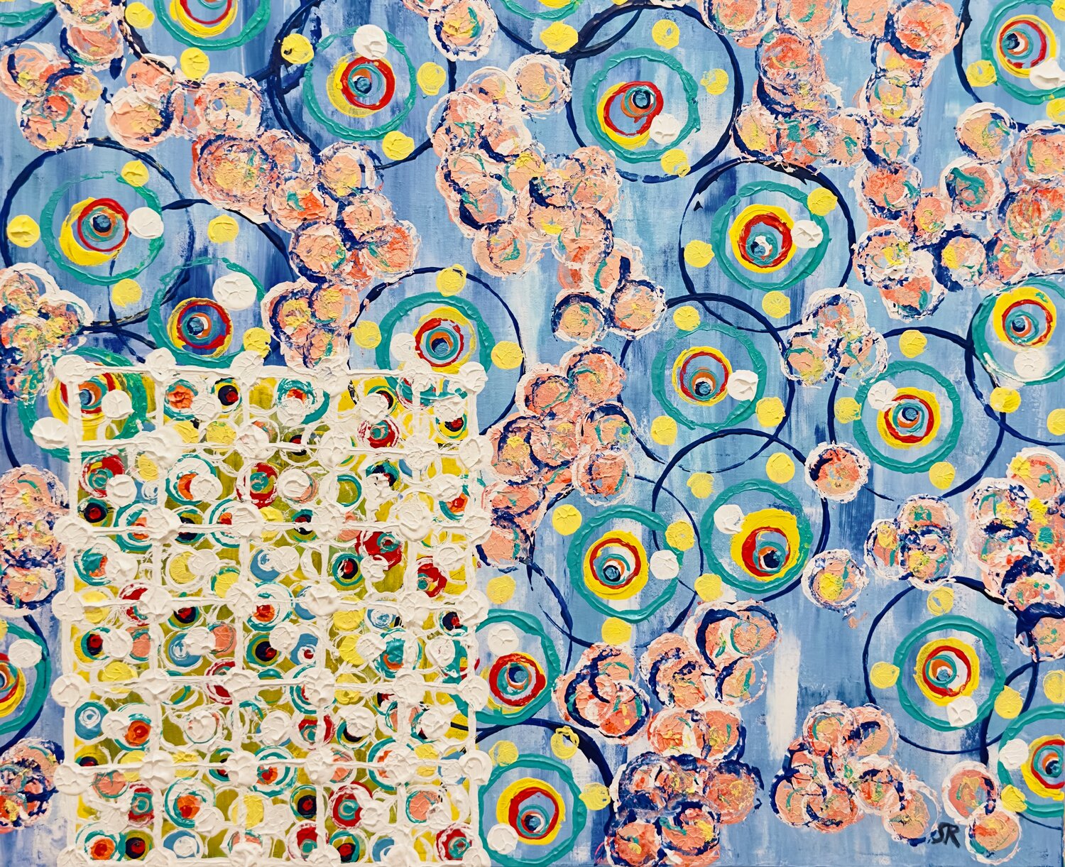Kinetic Expansion Study No. 2 Susan Reiss Original painting for sale