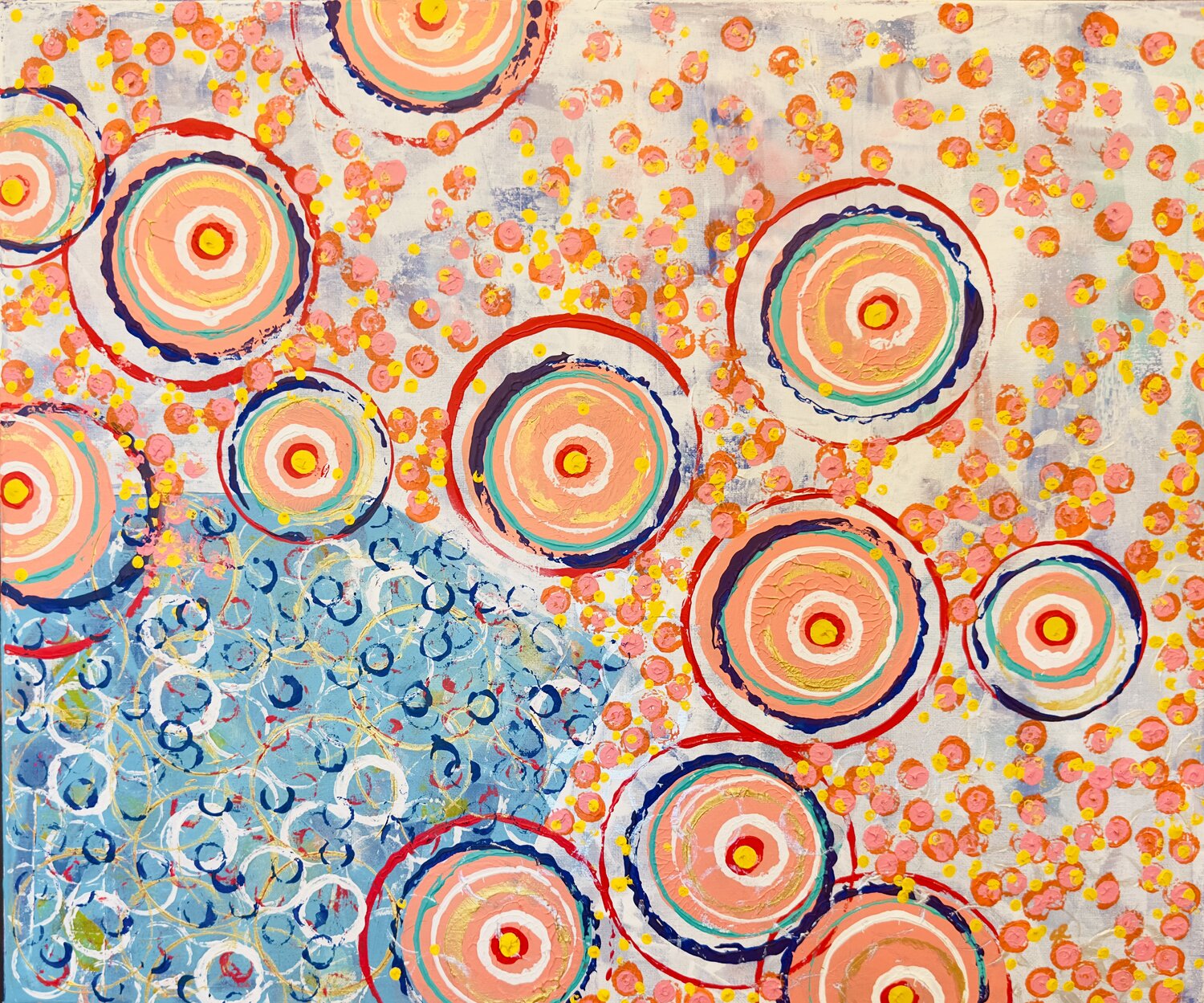 Effervescent Orbit Susan Reiss Original painting for sale