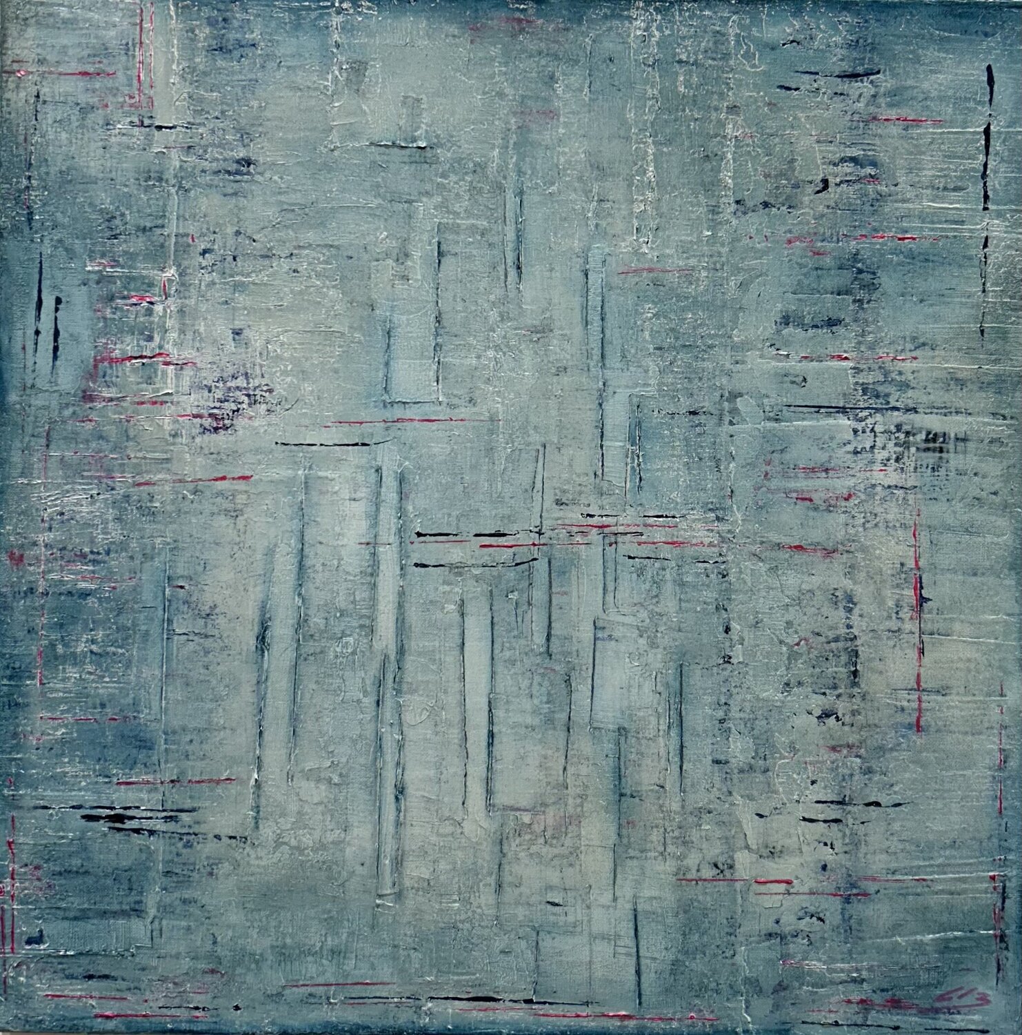 The Blank Spaces Teresa Sanz Marin Original painting for sale