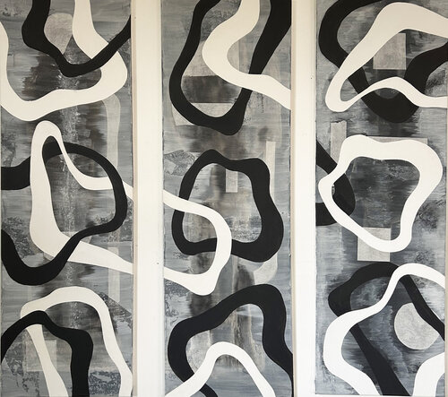 Zwischen den Formen by Gaby Wieging, Painting for Sale on Select