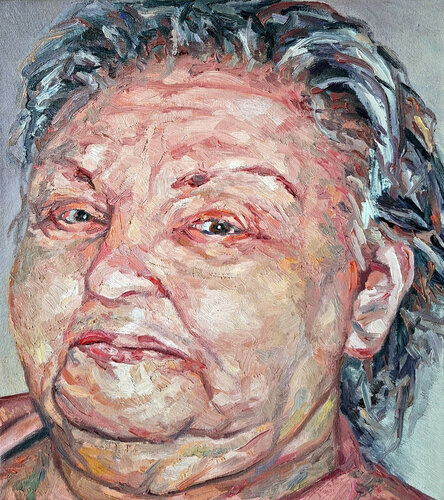 The Weight of Time by Roi Pajursky, Painting for Sale on Select