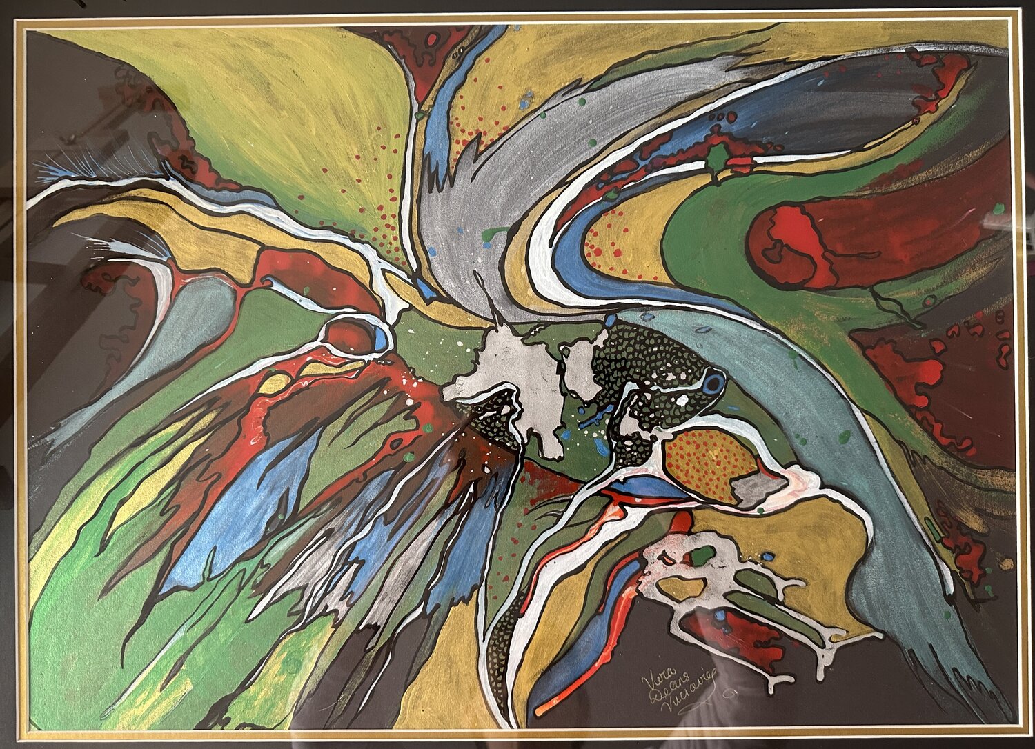 Pisces Enigma Vera Deans (Vucicevic) Original painting for sale