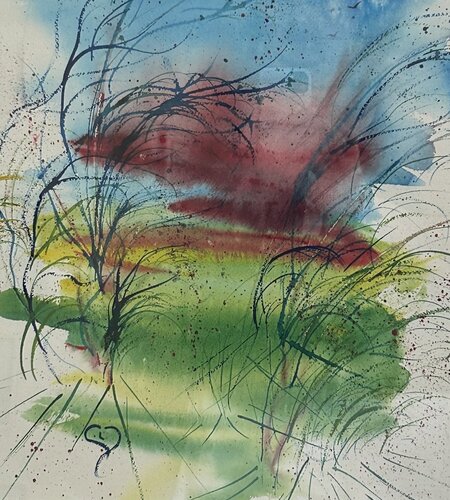 SUMMER GARDEN by Catherine Ludwig Donleycott, Painting for Sale on Select
