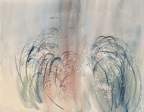 SOFTLY SWAYING by Catherine Ludwig Donleycott, Painting for Sale on Select
