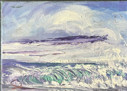 OCEAN CALLING by Catherine Ludwig Donleycott, Painting for Sale on Select