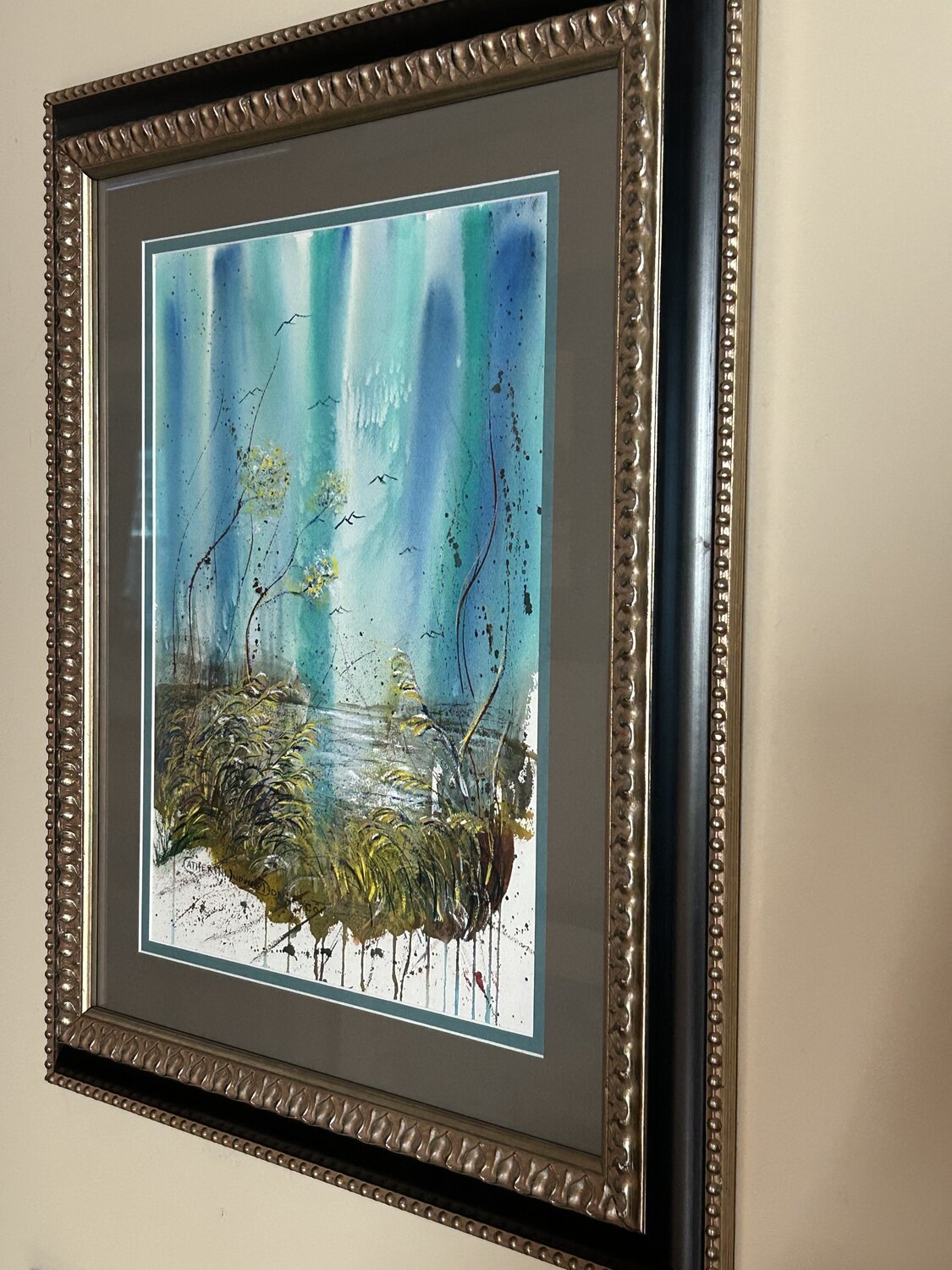 AURORA REFLECTED Catherine Ludwig Donleycott Original painting for sale