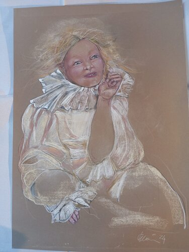 "Colombina" by Marianna De Leoni, Drawing for Sale on Select