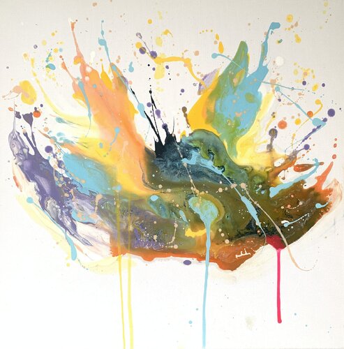 Chaos und Harmonie 1 by Michaela Doll, Painting for Sale on Select