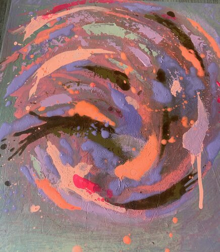 Curvy by Michaela Doll, Painting for Sale on Select