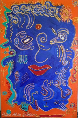 Neptun by Rolphe Alcide Grimaître, Painting for Sale on Select
