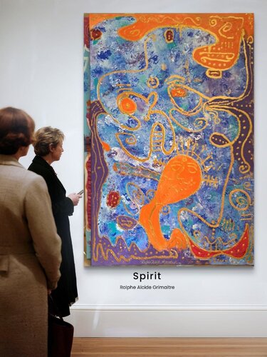 Spirit by Rolphe Alcide Grimaître, Painting for Sale on Select