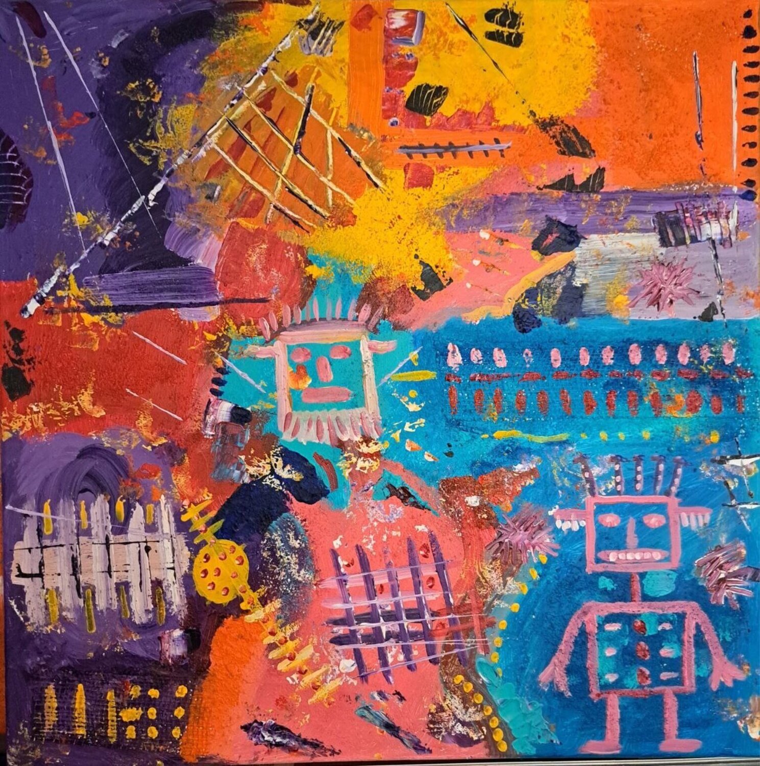 Wogamboo Rolphe Alcide Grimaître Original painting for sale