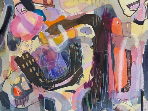 Compleja by Mónica Grande, Painting for Sale on Select