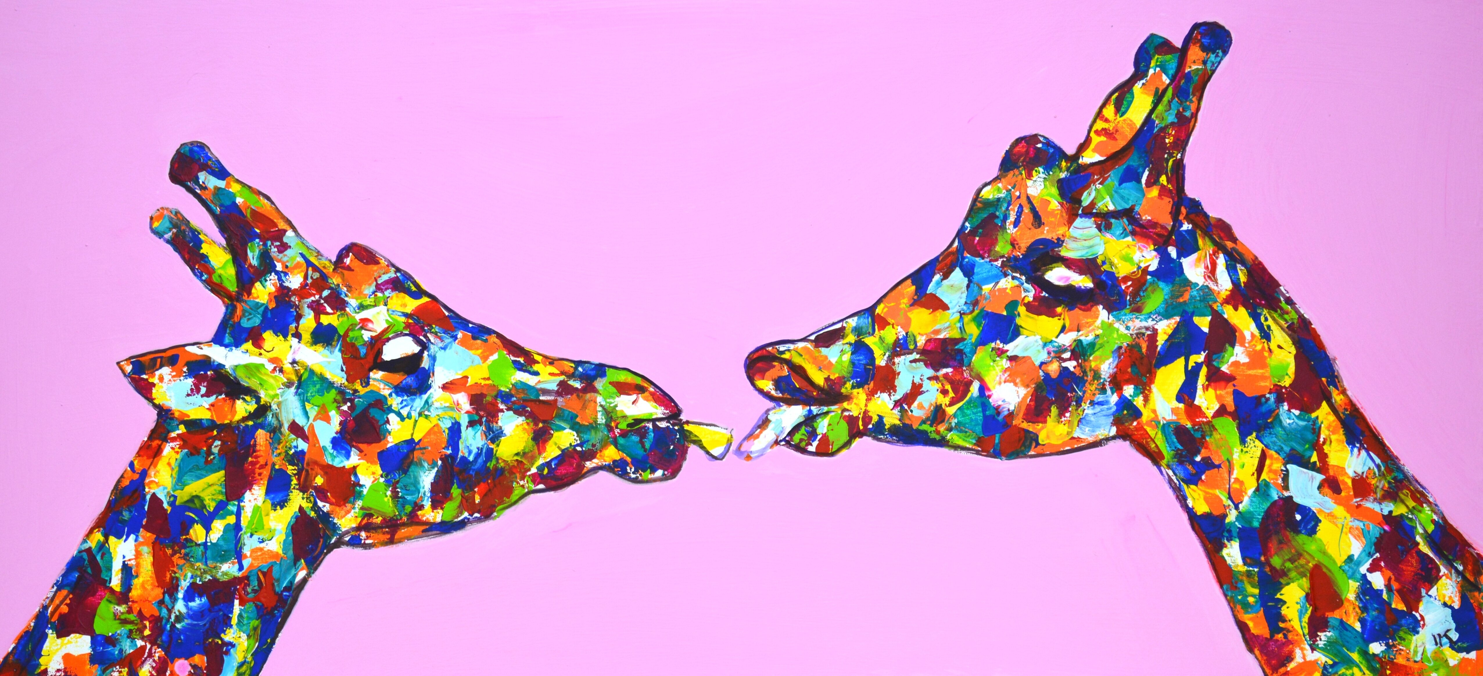 Topic Giraffes paintings