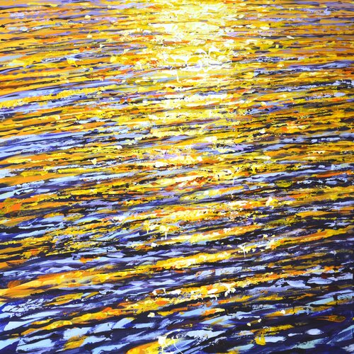 Light on the water 50. by Iryna Kastsova, Painting for Sale on Select