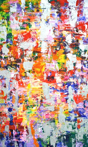 Expression with silver 15 by Iryna Kastsova, Painting for Sale on Select