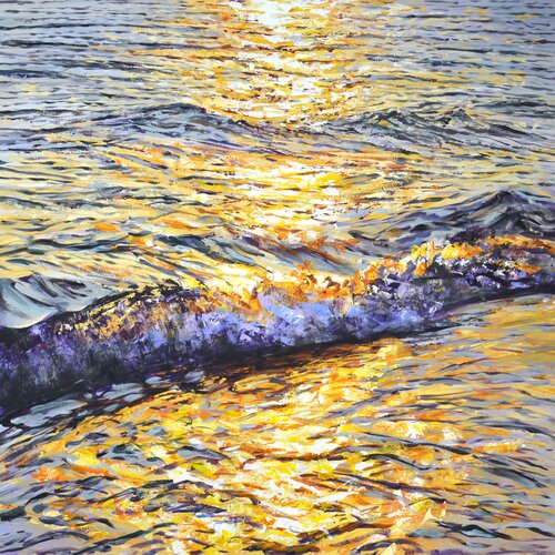 Evening light 12 by Iryna Kastsova, Painting for Sale on Select