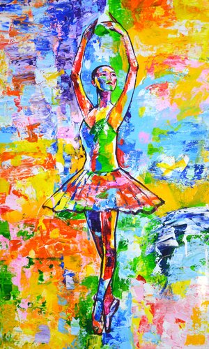 Ballerina 5 by Iryna Kastsova, Painting for Sale on Select