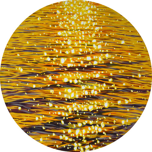 Glare on the water 20. by Iryna Kastsova, Painting for Sale on Select