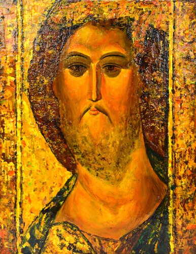 Jesus Christ  15 by Iryna Kastsova, Painting for Sale on Select