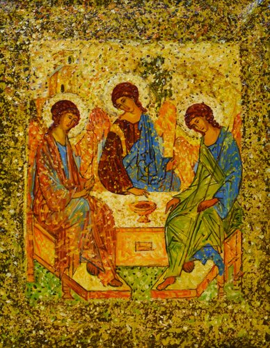 Trinity by Iryna Kastsova, Painting for Sale on Select