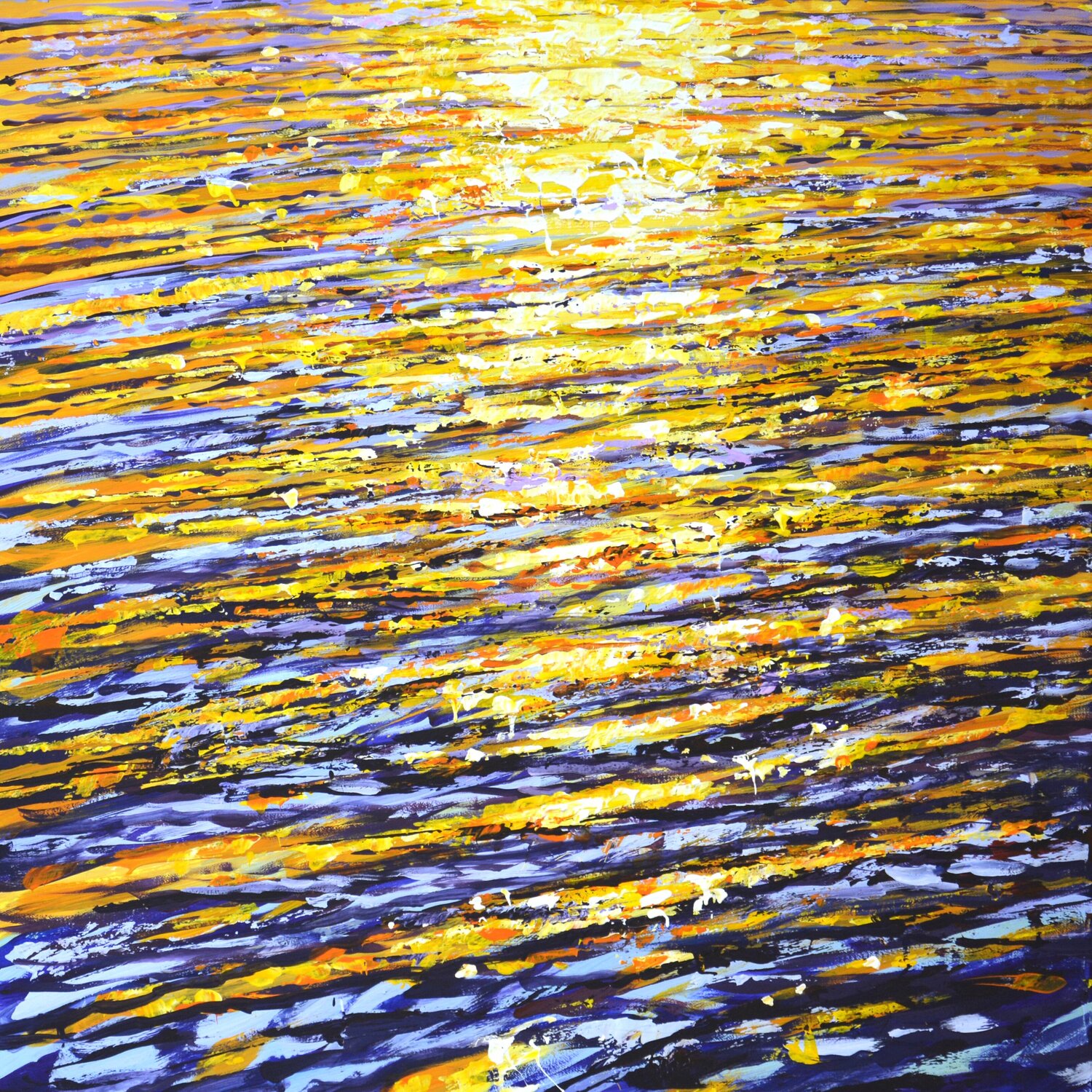 Light on the water 50. Iryna Kastsova Original painting for sale