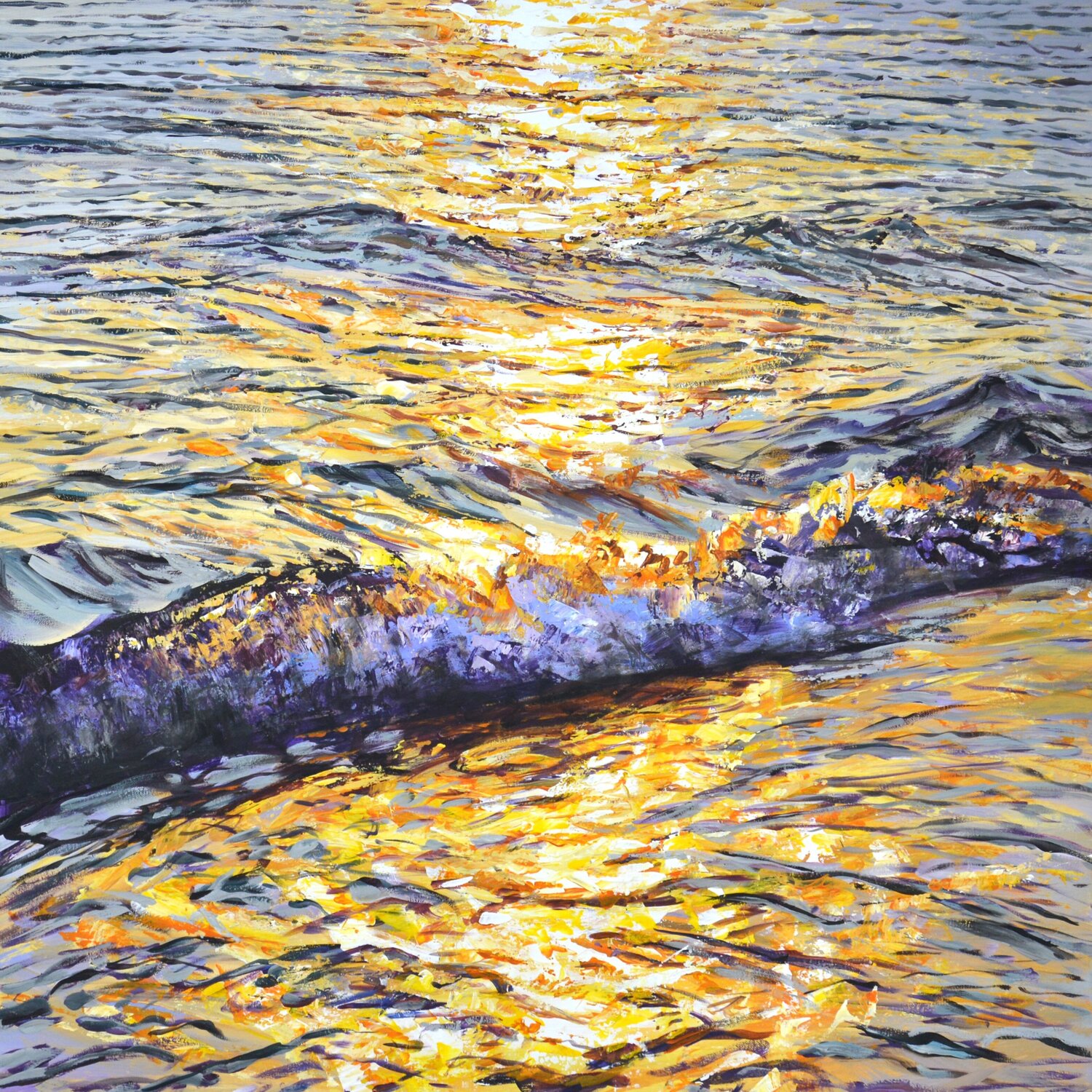 Evening light 12 Iryna Kastsova Original painting for sale