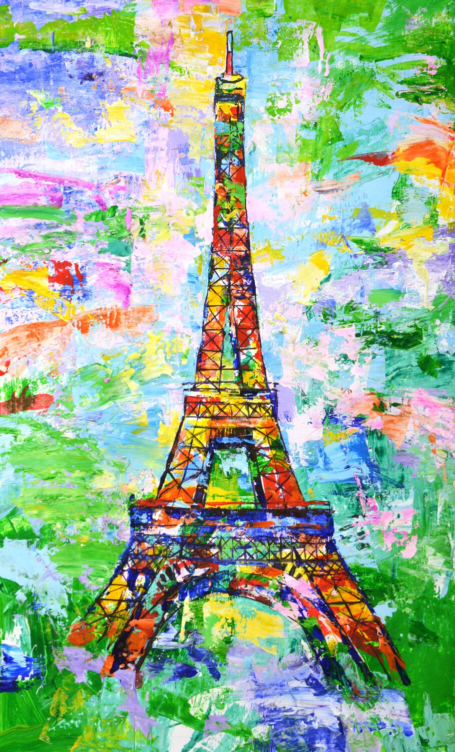 Eiffel Tower 6 Iryna Kastsova Original painting for sale