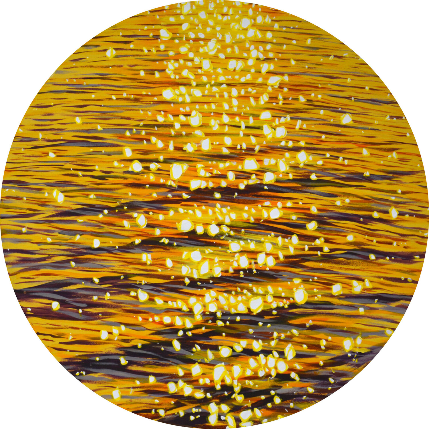 Glare on the water 20. Iryna Kastsova Original painting for sale