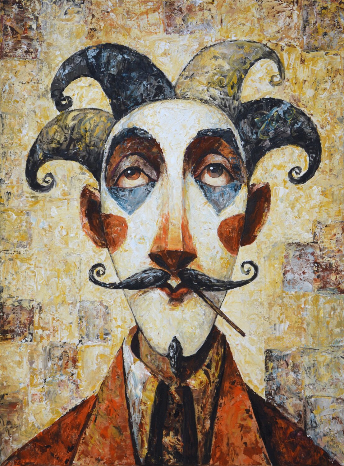 Harlequin 2 Iryna Kastsova Original painting for sale
